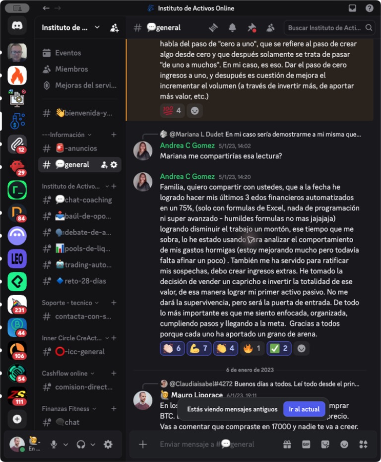 Mensaje original de Andrea C. Gómez